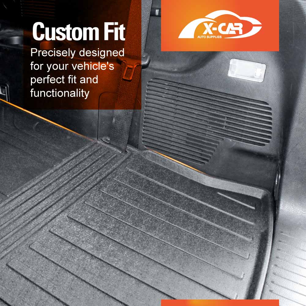 3 Pcs Boot Liner for Toyota Kluger 7 seater 2014-2021 Heavy Duty Cargo Trunk Mat Luggage Tray Car Accessories