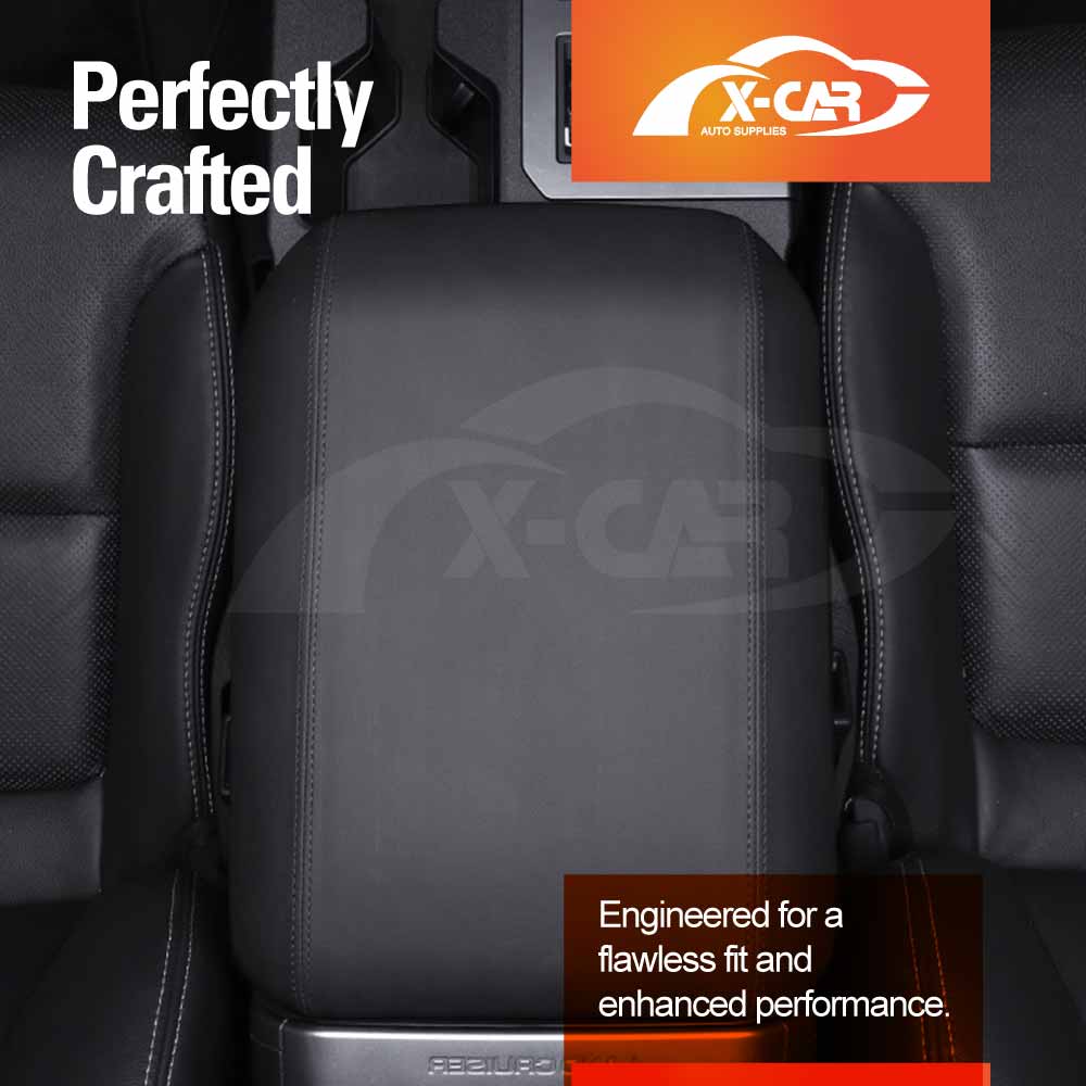 Armrest Cover for Toyota Prado 250 Series 2024-Onwards Center Console Interior Decoration Protector Accessories PU Leather