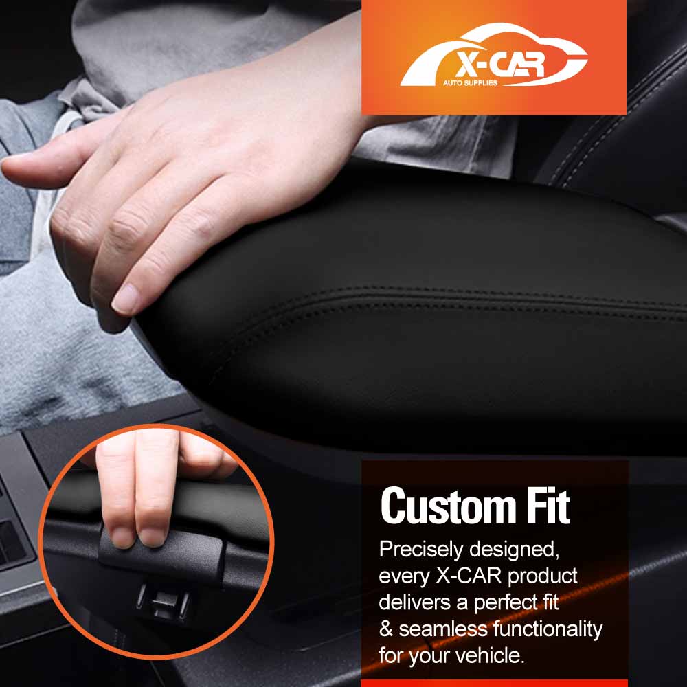 Armrest Cover for Toyota Prado 250 Series 2024-Onwards Center Console Interior Decoration Protector Accessories PU Leather