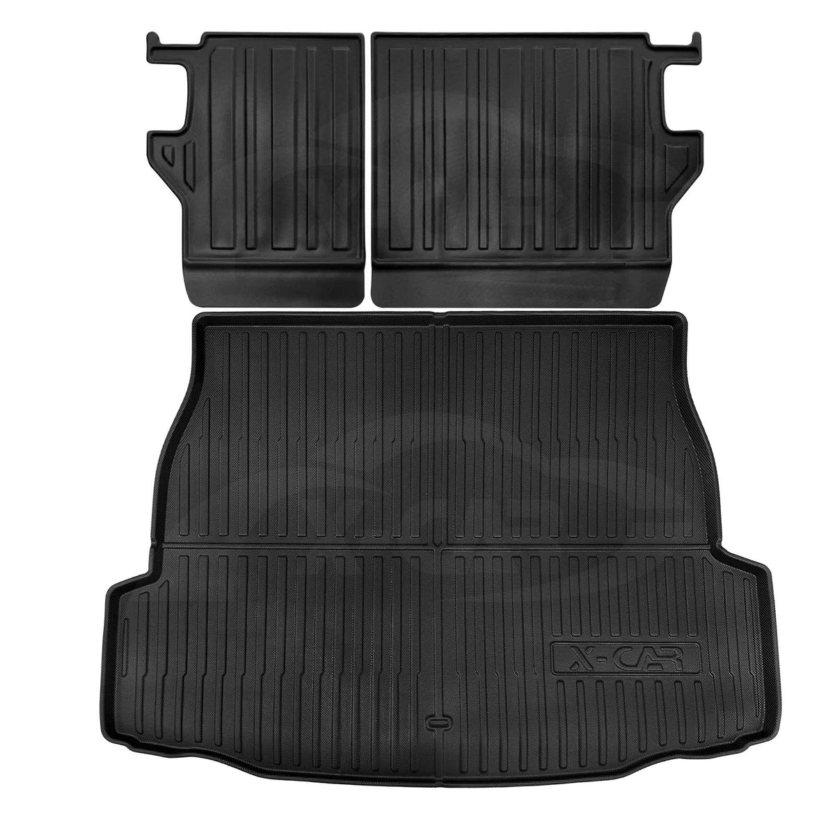 Boot Liner Kick Mats Set for Toyota RAV4 6th 2026-Onwards with Boot Side Speaker All Weather Heavy Duty Cargo Car Trunk Back Seat Protector