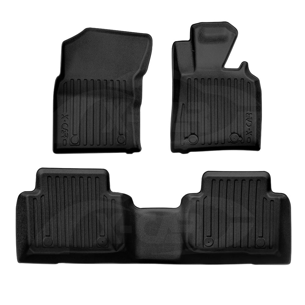 3D Floor Mats for Toyota Camry 2017-Onwards Heavy Duty All Weather Car Mats Carpet Liner Set
