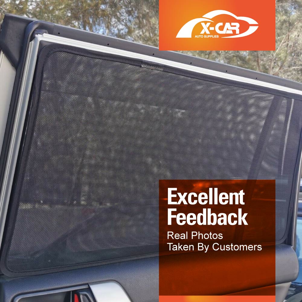 Window Sun Shades for Toyota LandCruiser 2007-2021 Car Custom Rear Windscreen Shade Sun Blind Mesh