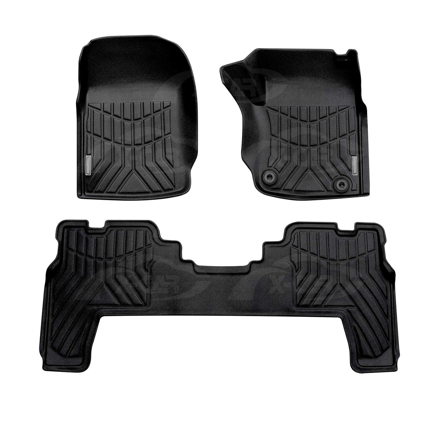 3D Floor Mats for Toyota Landcruiser 70/79/76 Series 2012-Onwards Customized Heavy Duty All Weather Car Liner Full Set Carpet