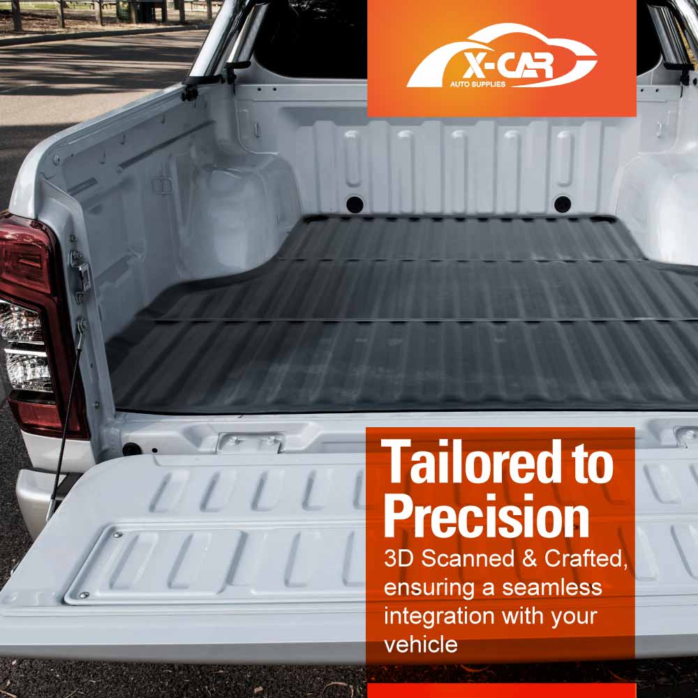 Tub Liner for Mitsubishi Triton MQ MR Dual Cab 2015-2024 Heavy Duty Cargo Trunk Mat Luggage Tray