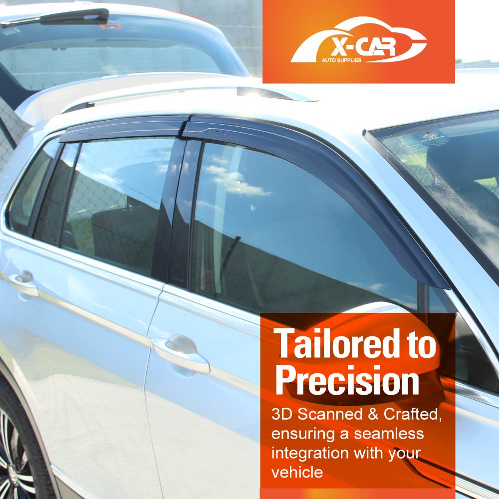 Weathershields for Volkswagen VW Tiguan CT Series 2025-Onwards Car Weather Shields Wind Deflectors Window Sun Visor 4-Piece Set
