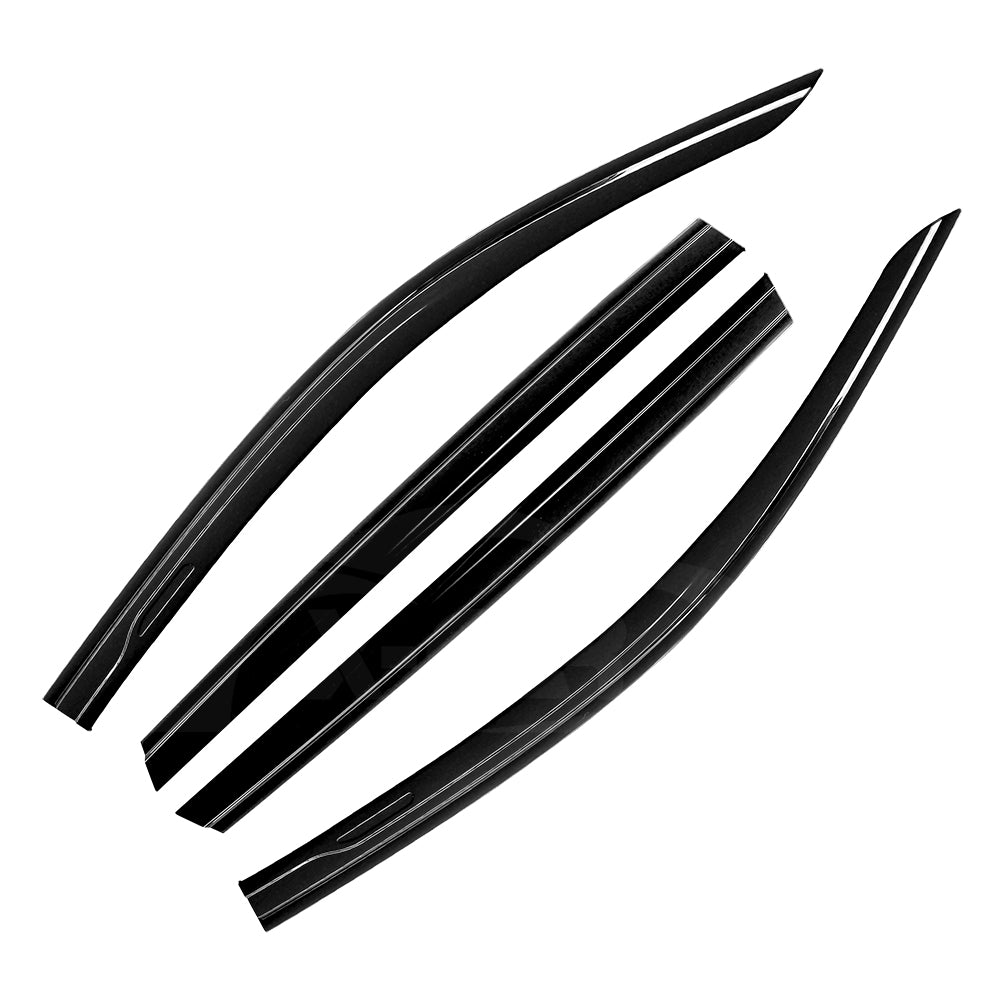 Weathershields for Volkswagen VW Tiguan 2016-2024 Car Weather Shields Wind Deflectors Window Sun Visor 4-Piece Set