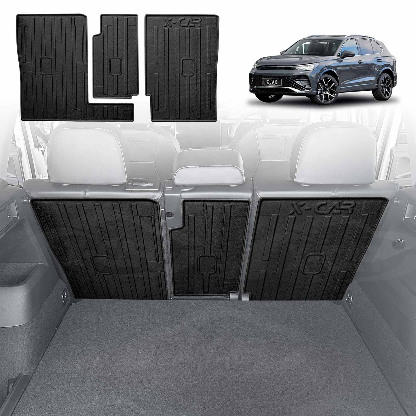 Back Seat Protector for Volkswagen VW Tiguan CT Series 2025-Onwards All Weather Heavy Duty Car Seat Kick Mats Cover Accessories