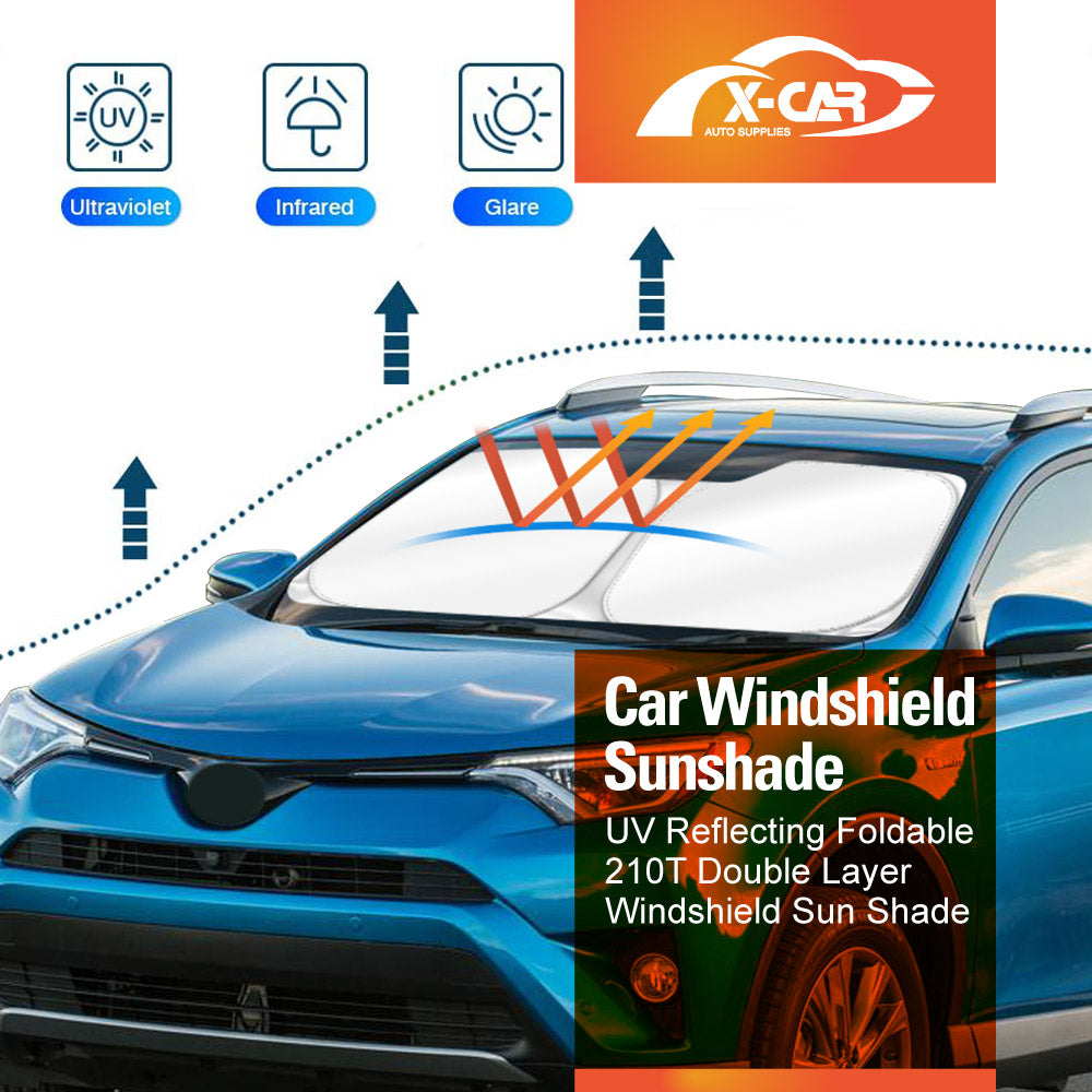 WindScreen Sun Shade for Toyota Rav4 Rav 4 2013-2018 Blocks UV Rays Foldable Custom Wind Screen Sun Visor Protector