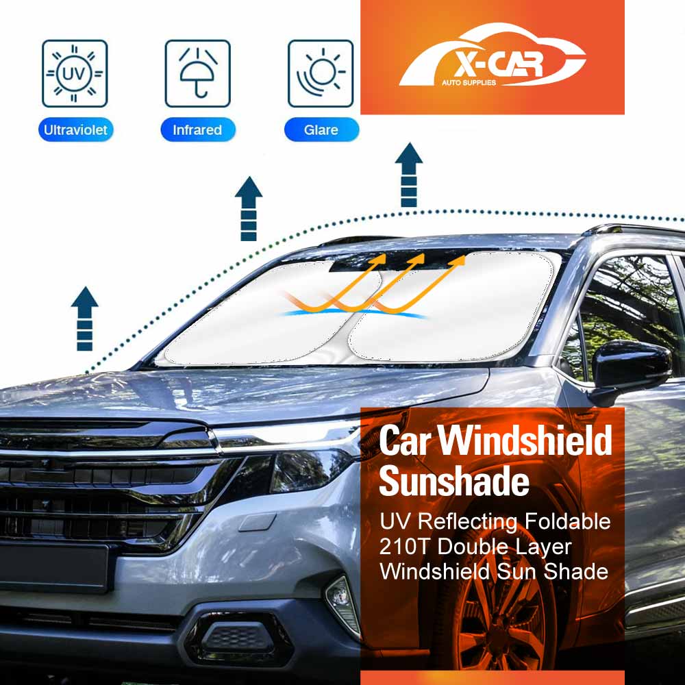 WindScreen Sun Shade for Subaru Forester 6th Gen 2025-Onwards Blocks UV Rays Foldable Custom Wind Screen Sun Visor Protector