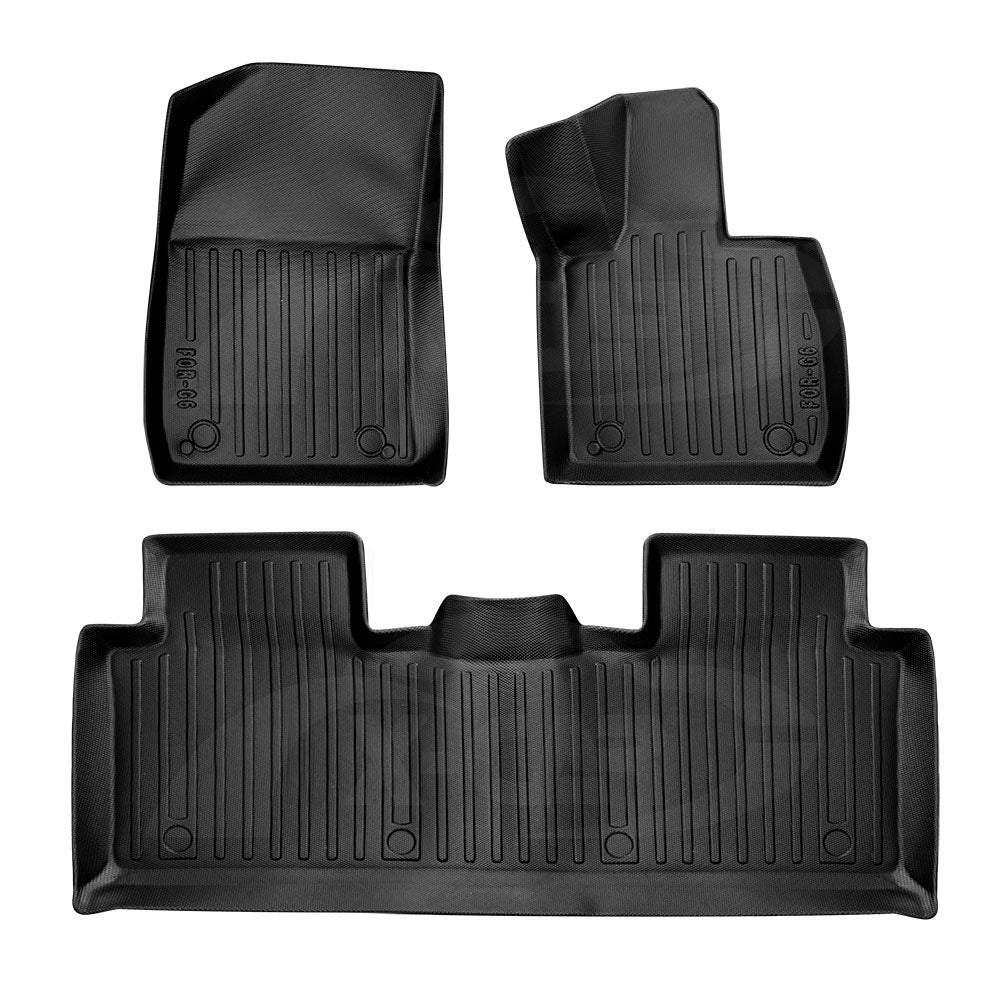 3D Floor Mats for XPeng G6 2024-2025 Heavy Duty All Weather Front Rear Car Mats Carpet Liner