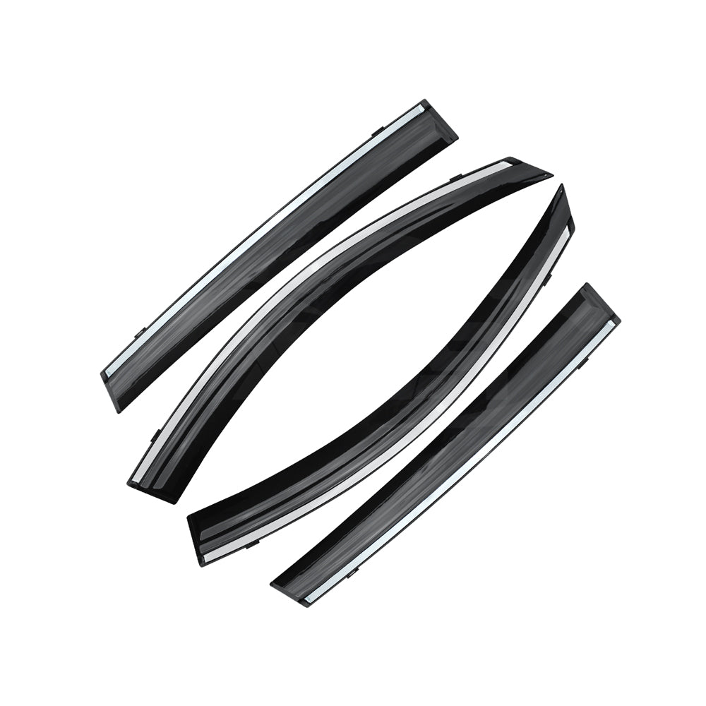 Weathershields for Nissan Xtrail X-trail T32 2013-2022 Car Weather Shields Wind Deflectors Window Sun Visor 4-Piece Set