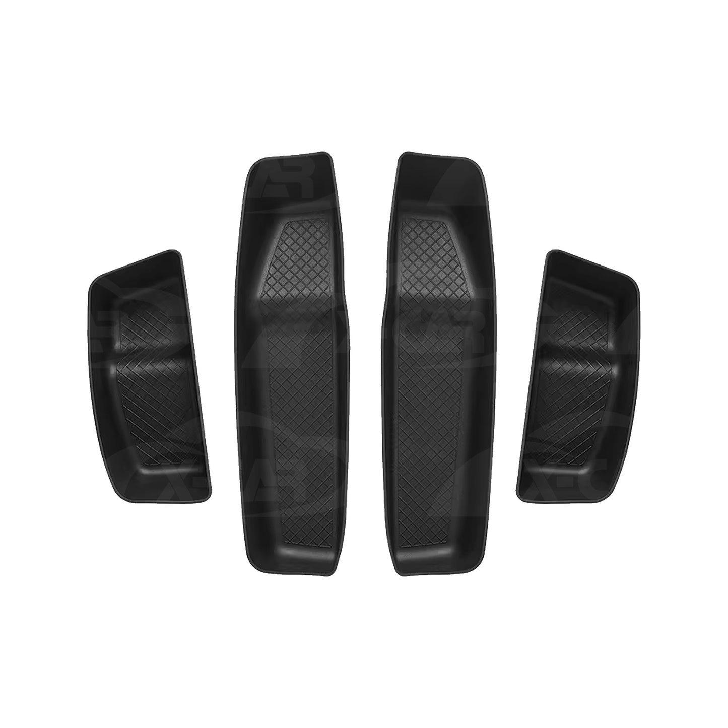 Car Door Side Storage Box Tray for Zeekr 7X 2025-Onwards Organizer Accessories Front and Rear Row Set of 4