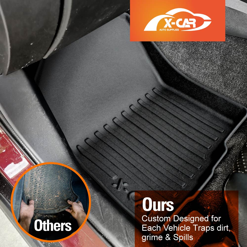 3D Floor Mats for Mitsubishi ASX 2010-2025 Heavy Duty All Weather Car Mats Carpet Liner Set