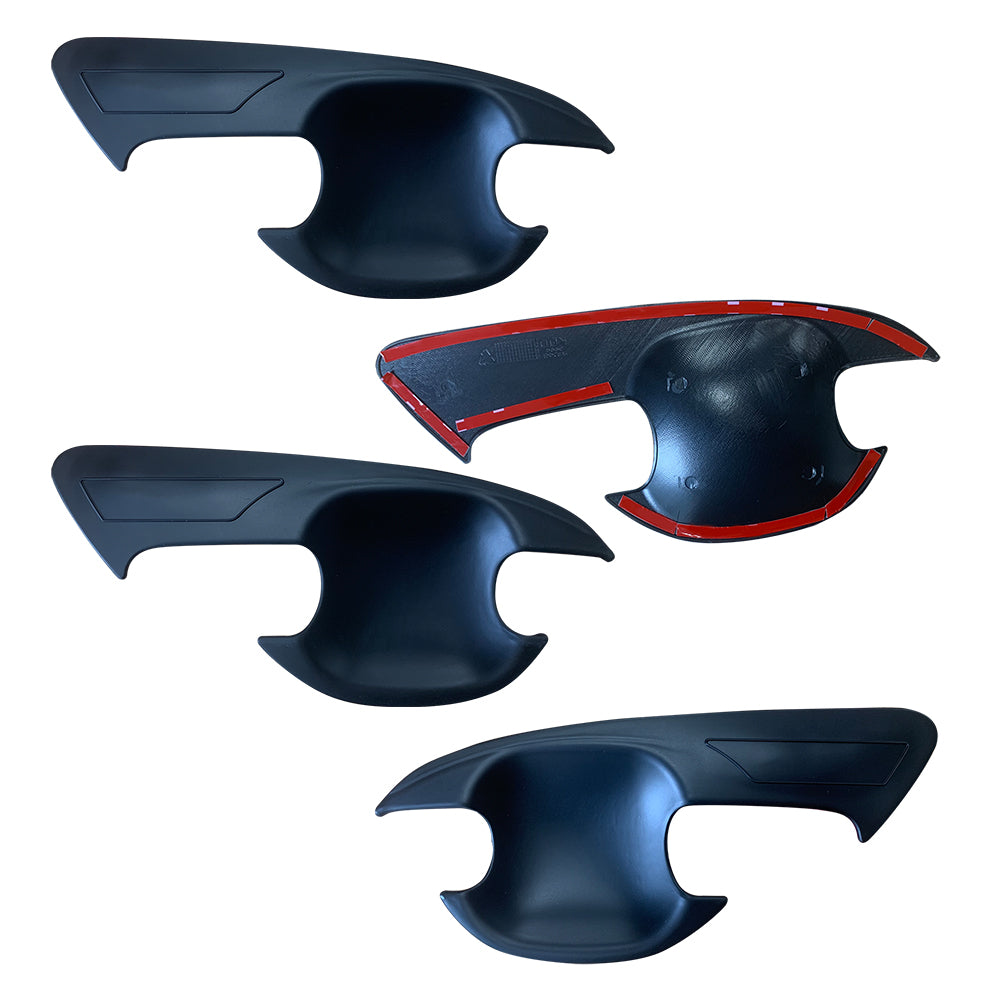 Door Handles Bowl Inserts Cover for Ford Ranger 2011-2022 Matt Black protector