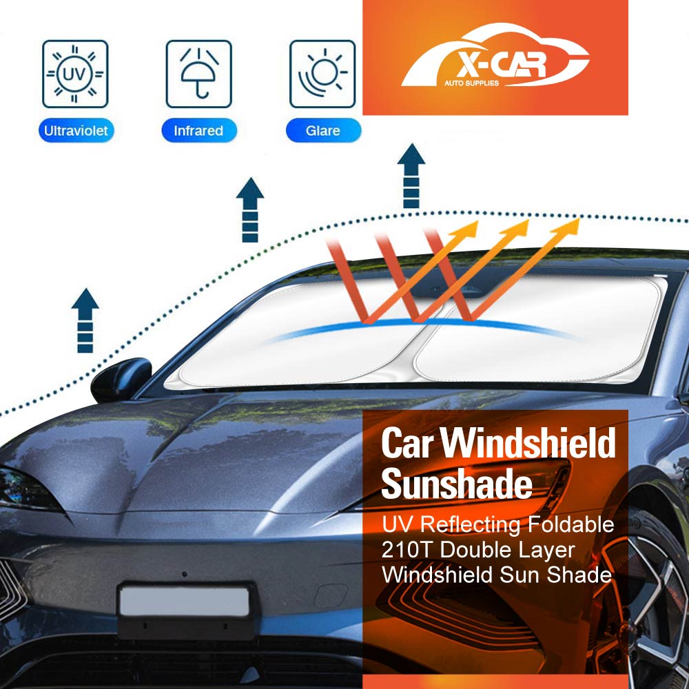 WindScreen Sun Shade for BYD Seal 2023-2025 Blocks UV Rays Foldable Custom Wind Screen Sun Visor Protector