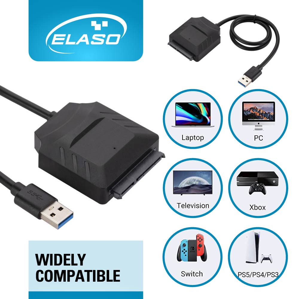 USB 3.0 to SATA III Adapter Cable Converter for 2.5" 3.5��� Hard Drives Disk HDD and Solid State Driv