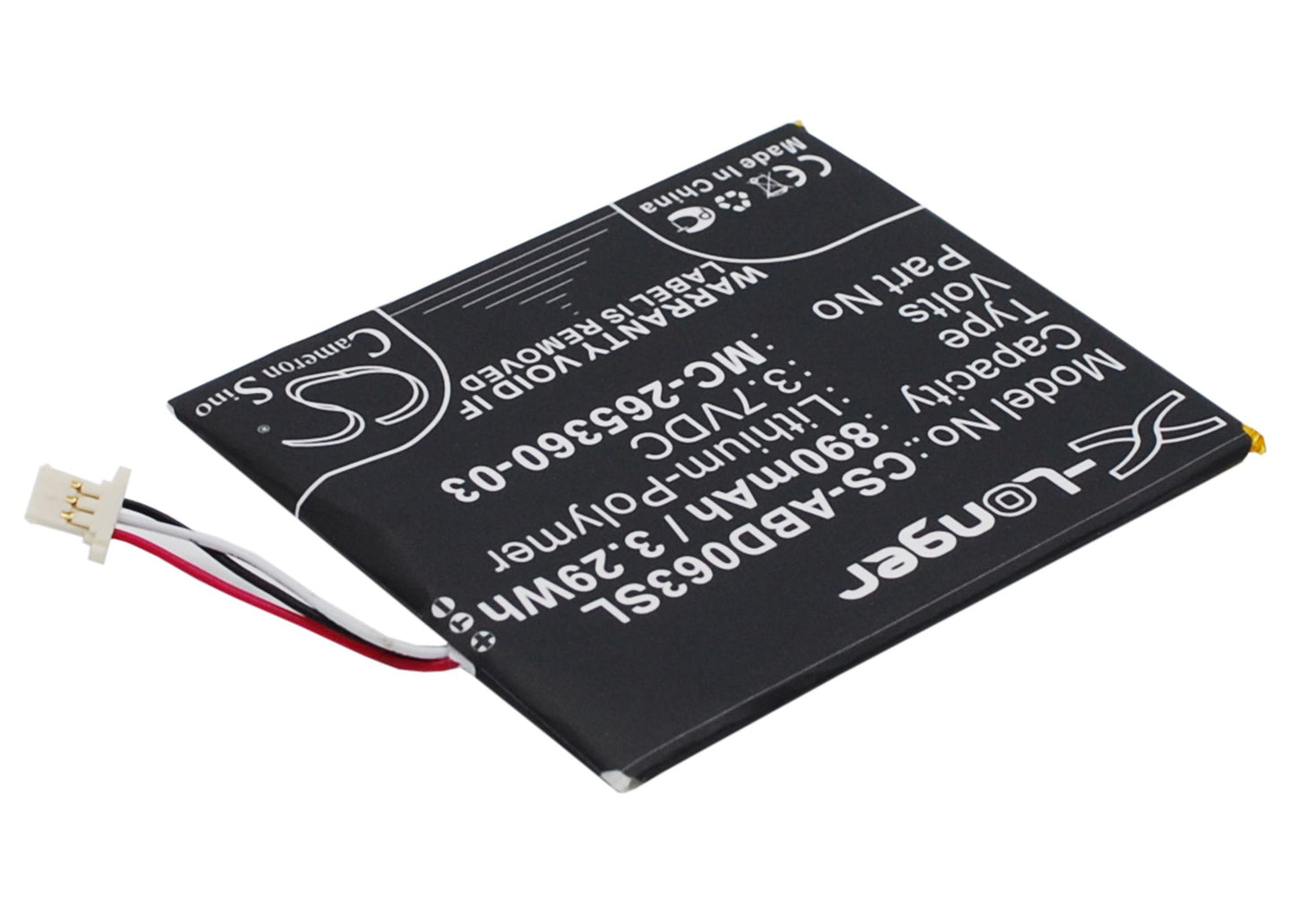 Amazon Kindle 7/Kindle 8/58-000083/58-000151/MC-265360-03/SY69JL/WP63GW eReader Replacement Battery