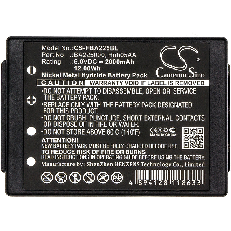 Battery for HBC BA205000 BA205030 BA206000 BA206030 FuB05AA FuB05XL Linus 4 6 Eco Spectrum 1 2 AB Technos Micron 4 6 Crane Remote Control Transmitter