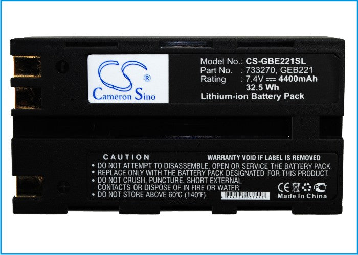 Replacement Battery for LEICA ATX1200 ATX900 GPS900 GRX1200 RX1200 Geosystem Piper 100 200 Pipe Laser,GBE221 GEB21 GEB211 GEB212 ATB221