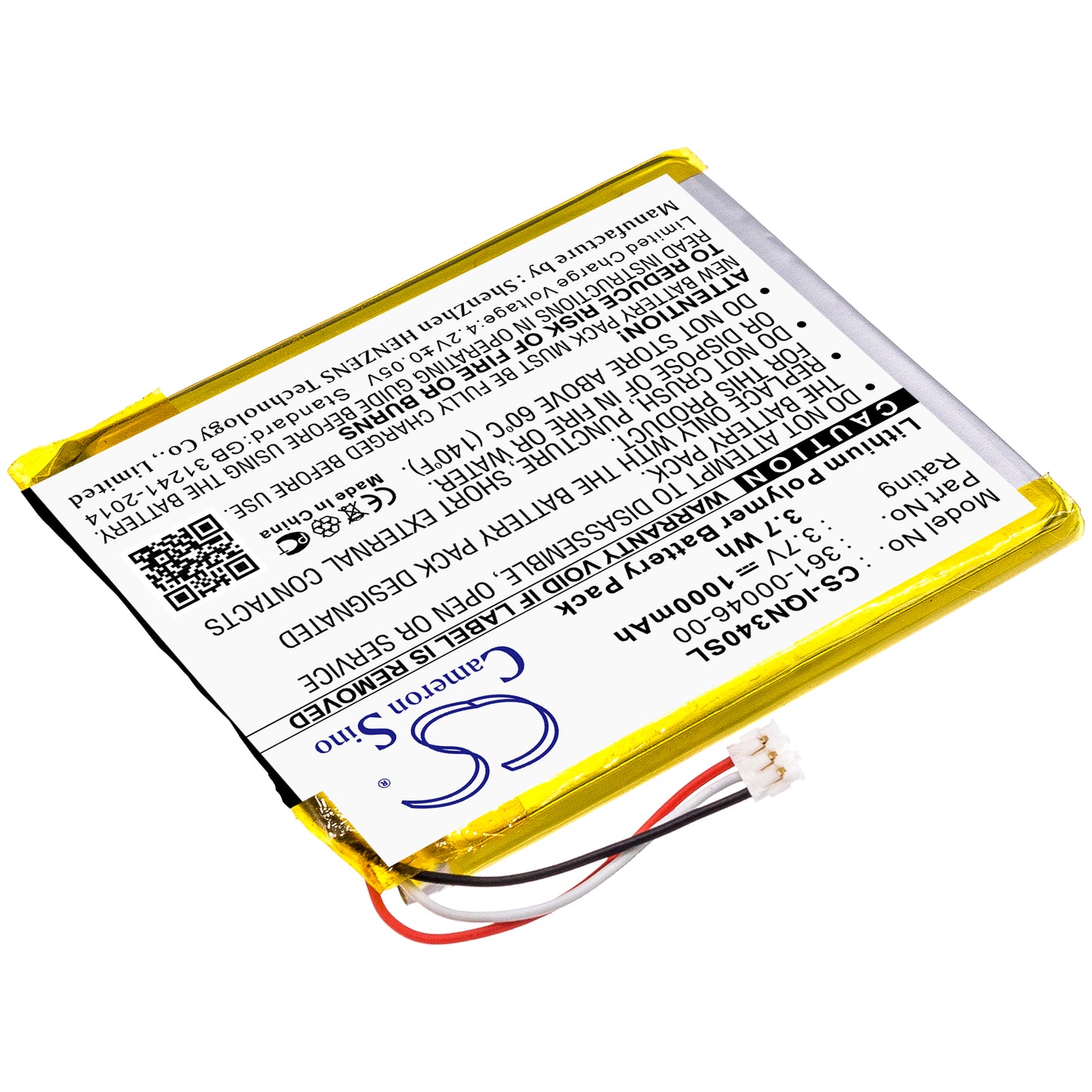 Replacement Battery for Garmin Dash Cam 20 Nuvi 3400 3450 3450LM 3450M 3490LMT 3550LM 3750 GPS Navigation