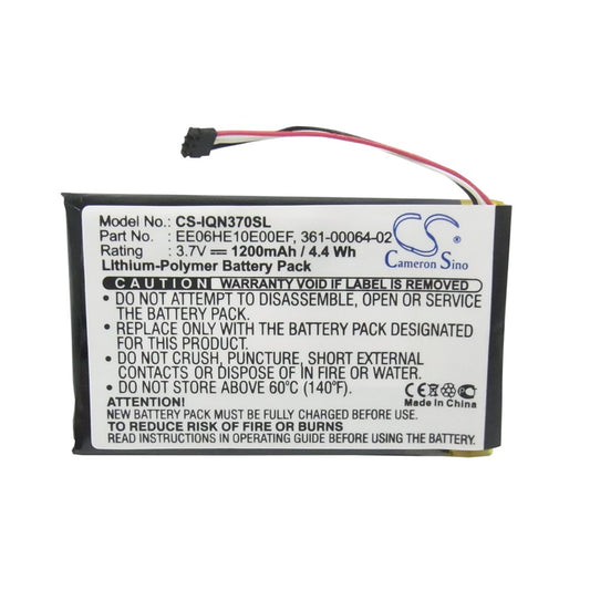 Battery for Garmin Nuvi GPS 3700 3760 3760T 3790 3790T 361-00046-02 361-00064-02