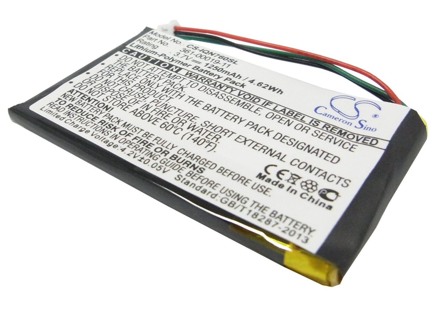 Battery for GARMIN GPS Nuvi 255WT 252w 260 260w 270 760 760T 1400 1450 1490,361-00019-11 361-00019-12 361-00019-40