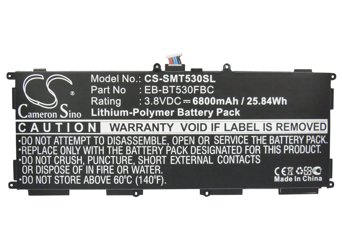 Battery For Samsung Galaxy Tab 4 10.1 SM-T530 T531 T533 T535 T537 T537A,SM-T537R4 EB-BT530FBC BT530FBU EB-BT530FBE
