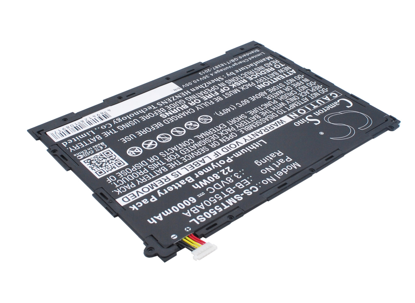 Battery For Samsung Galaxy Tab A 9.7 SM-T550 SM-T555 SM-T555C SM-P351 P550 P555 P555Y EB-BT550ABA EB-BT550ABE