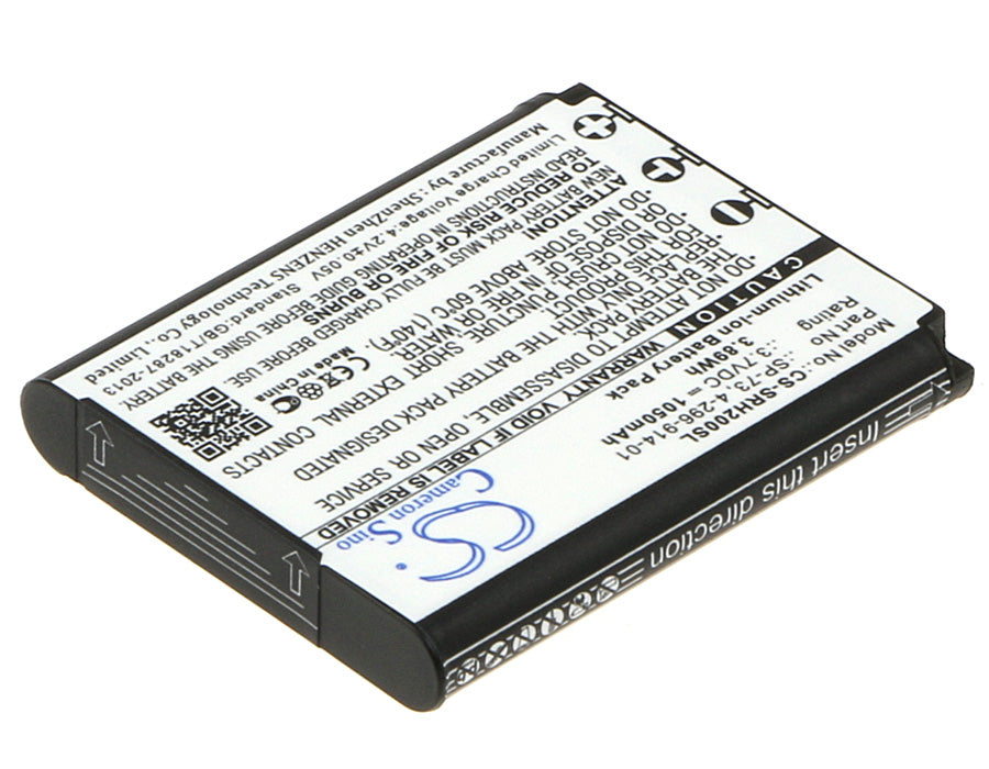 Sony MDR-1000X MDR-1ABT WH-1000XM2 Wireless Headphone, SRS-BTS50 Bluetooth Speaker Replacement Battery, Part# 4-296-914-01 SP73 SP-73