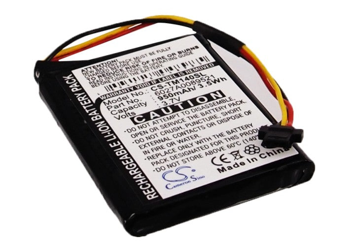 TOMTOM Go 50 500 600 620,One 140 140S,1EK0.052.02,4EK0.001.02,P2,P6,R2,VF65,VF6D,VF6S,AHA11110005 GPS Navigation Battery