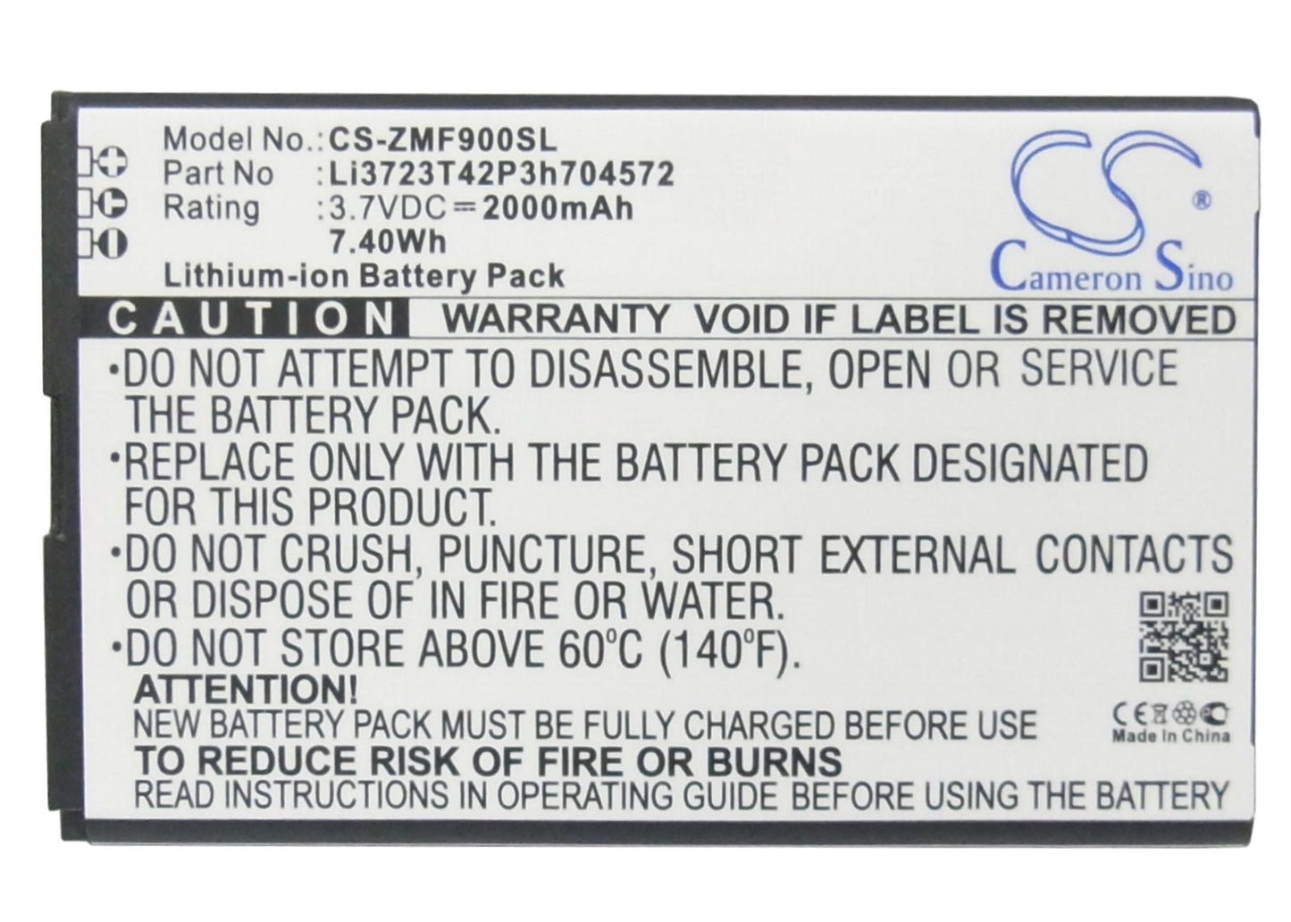 Battery for Telstra ZTE MF91 MF90 4G Mobile Wifi Modem Broadband,Virgin ZTE MF90C 4G Mobile Wifi Modem Broadband LI3720T42P3H704572 Li3723T42P3h704572