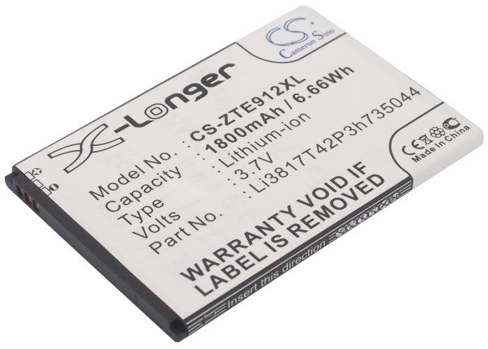 Battery for ZTE TELSTRA FRONTIER 4G T81 Li3817T43P3h735044,Li3818T43P3h735044 Concord II 2 Z730 Radiant Z740,Force N9100/AVID 4G N9120/AURORA