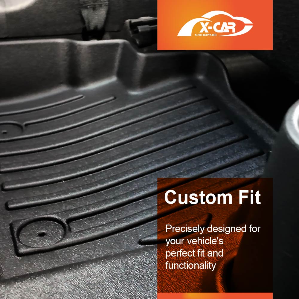 3D Floor Mats Boot Liner for Kia Picanto 2016-2025 All Weather Heavy Duty Cargo Car Trunk Luggage Tray