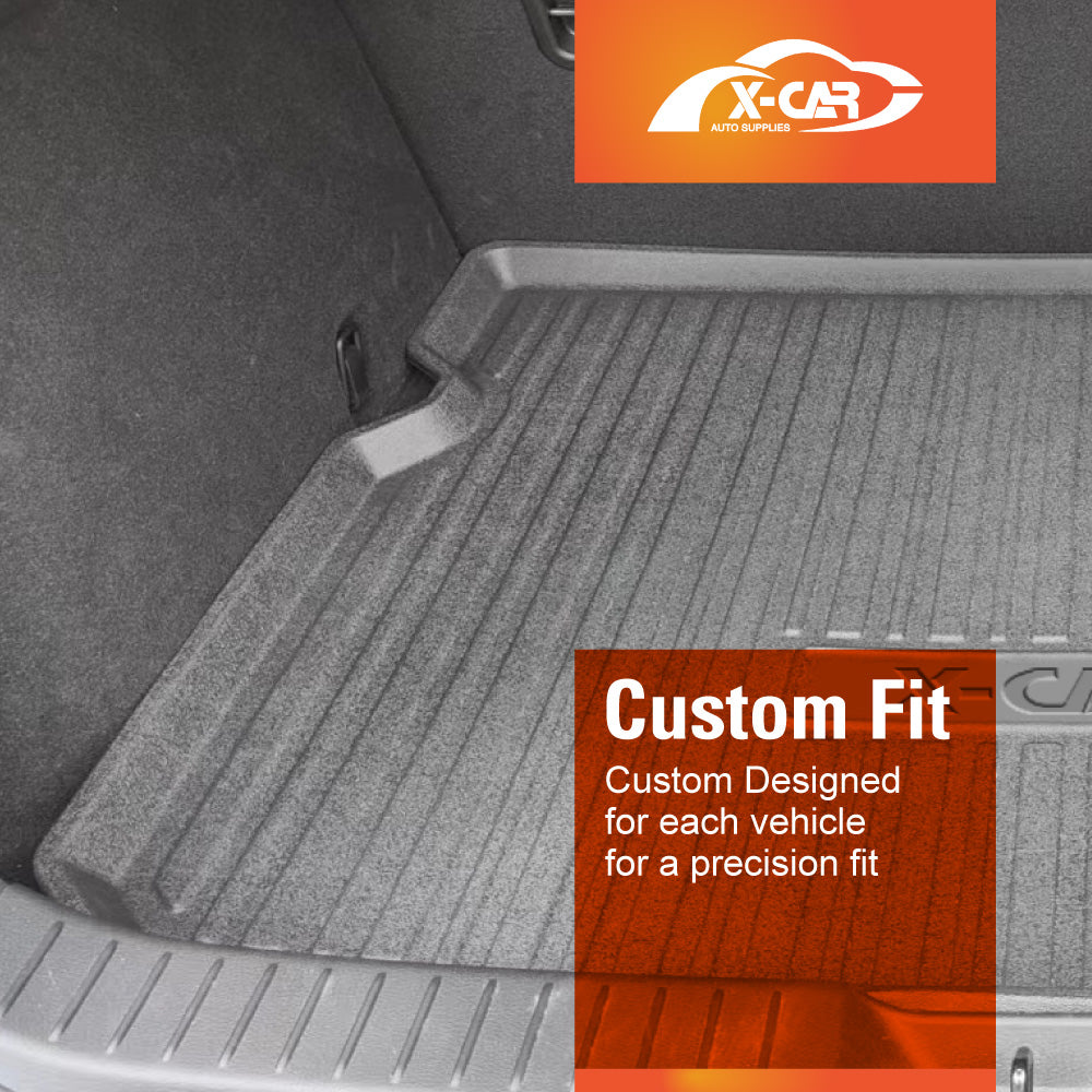 3D Floor Mats Boot Liner Set for Mazda CX-30 CX30 2019-Onwards All Weather Heavy Duty Cargo Car Trunk Luggage Tray Carpet Set