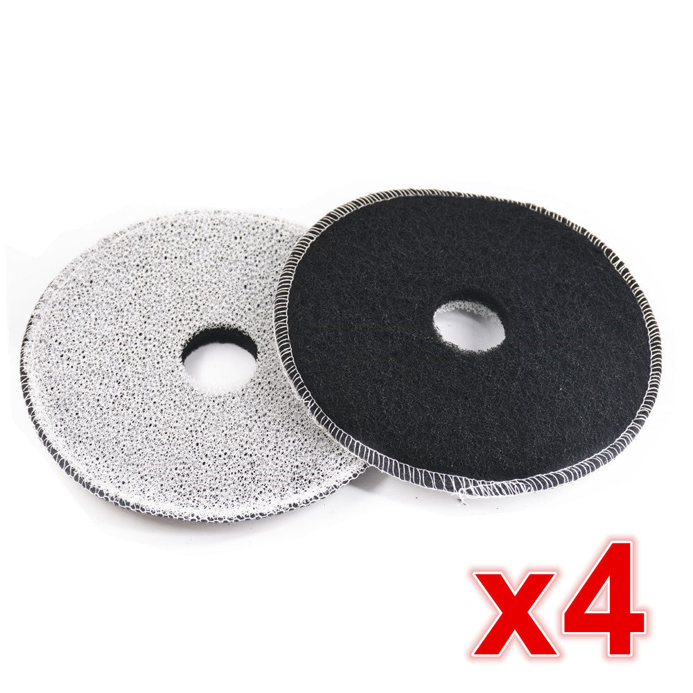 4 Packs Replacement Dual Action Filters for Catit Fresh & Clear /Stainless Steel Drinking Water Fountain