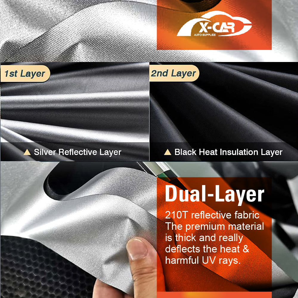 WindScreen Sun Shade for Toyota Fortuner 2015-2025 Blocks UV Rays Foldable Custom Wind Screen Sun Visor Protector