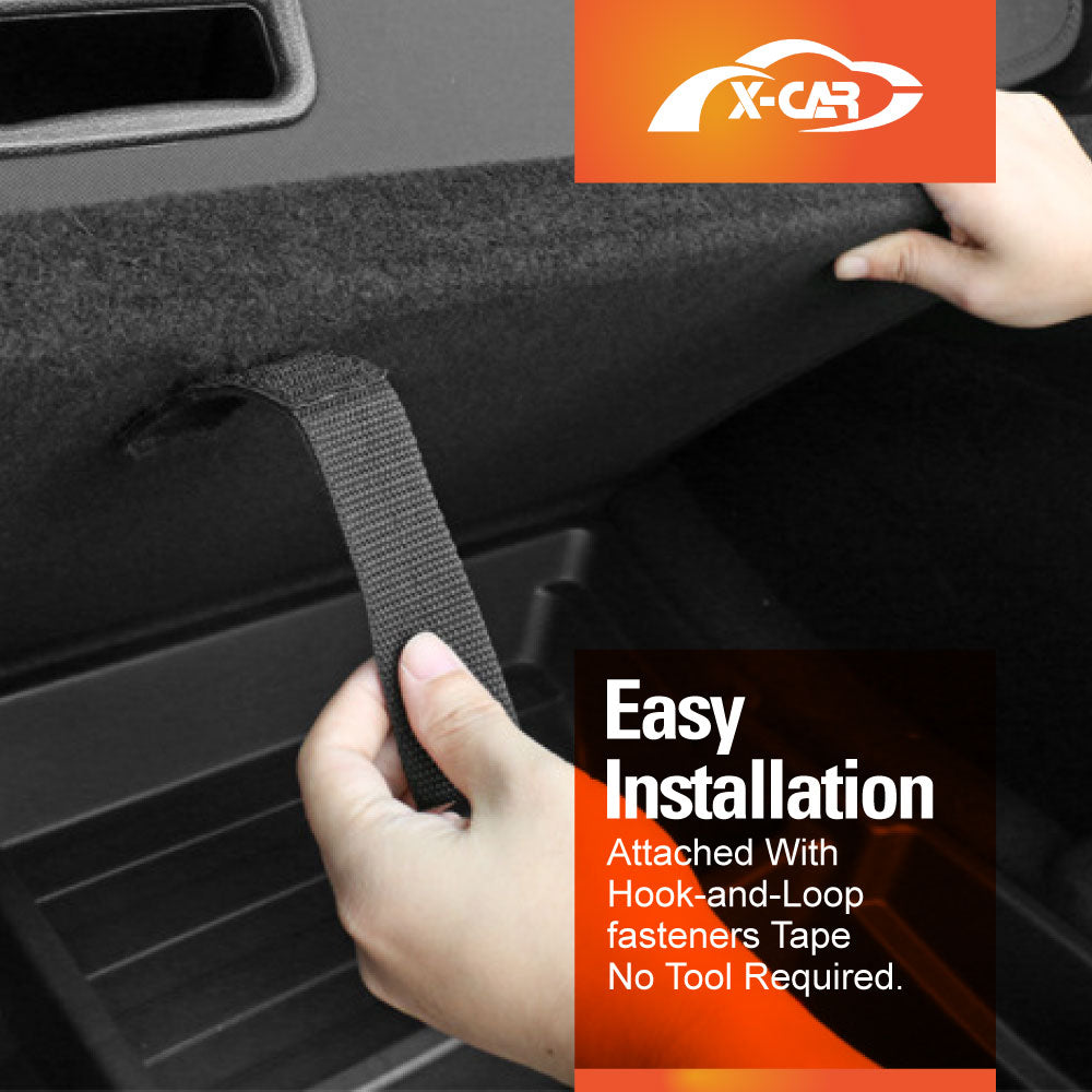 Tesla Model Y 2022-2025 Rear Trunk Boot Cargo Floor Board Rope DrawString Pull Strap Carrying Handle