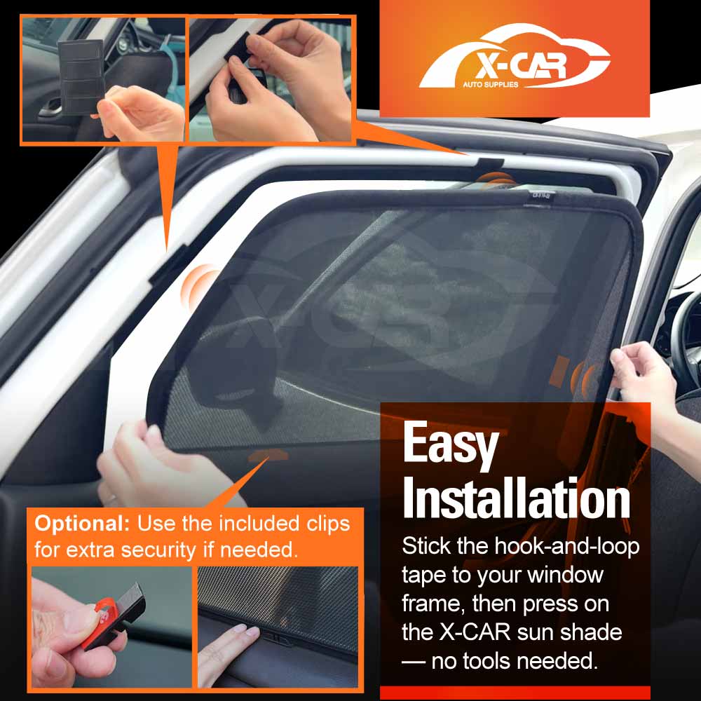 Window Sun Shades for Toyota LandCruiser 2007-2021 Car Custom Rear Windscreen Shade Sun Blind Mesh