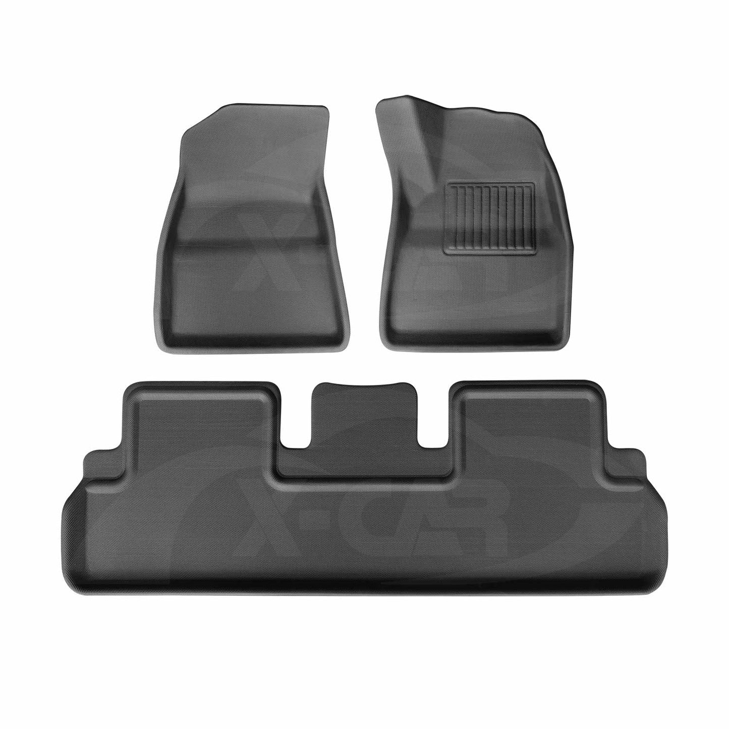 Tesla Model 3 Highland 2023-2025 All Weather 3D Car Mats Floor Liners Crosslinked Polyethylene Foam Complete Set