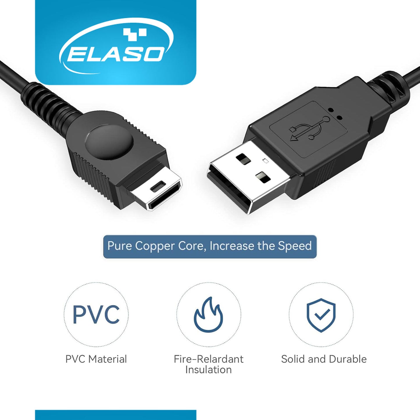 USB Charger Charging Cable Cord for Nintendo Game Boy Micro GBM Console