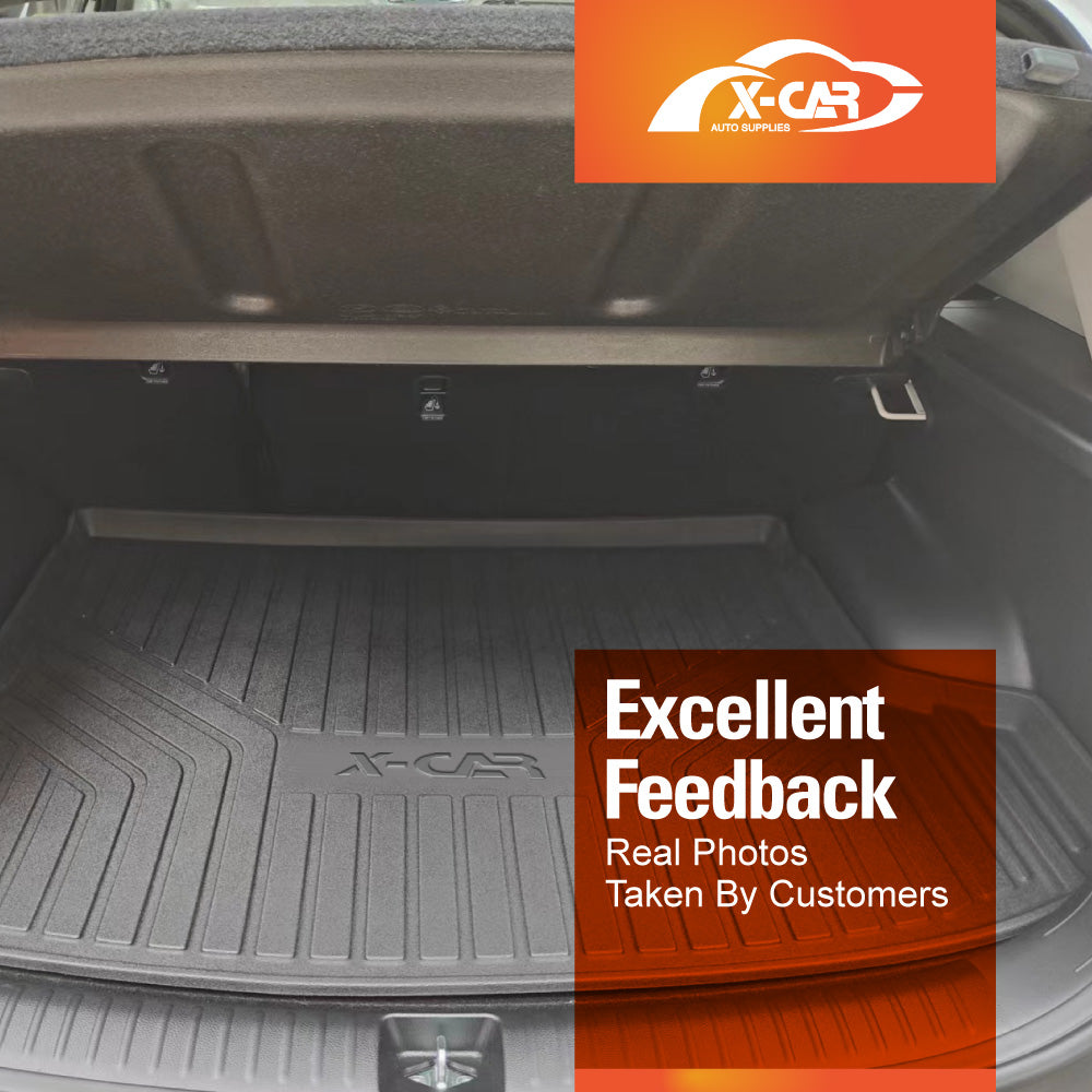 Boot Liner Back Seat Protector Combo for Kia Seltos 2019-2022 Heavy Duty Car Kick Mats Cover Cargo Trunk Mat