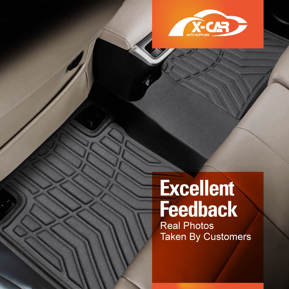 3D Floor Mats for Toyota Fortuner 2015-2025 Heavy Duty All Weather Car Mats Carpet Liner Set