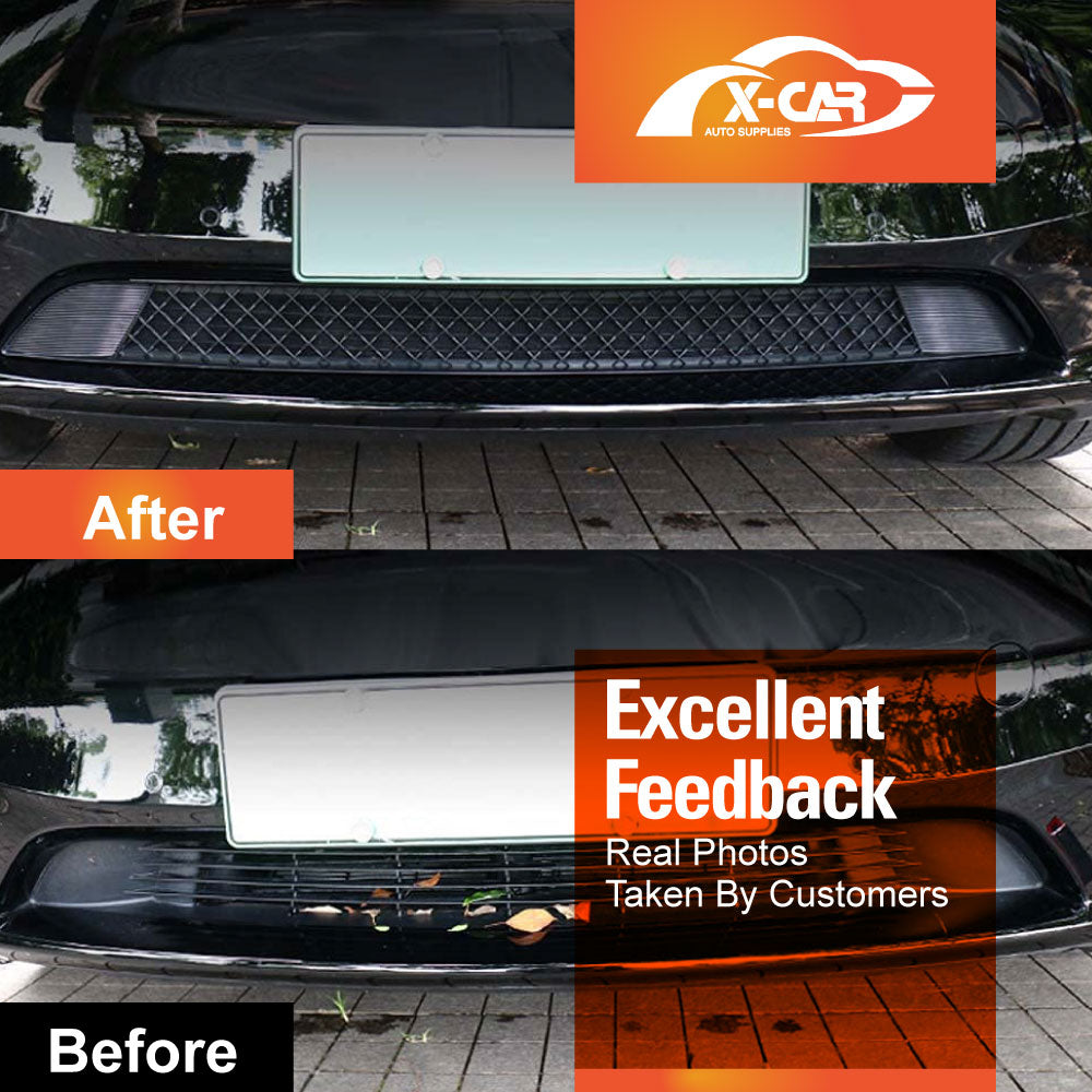 Tesla Model Y 2022-2025 Car Front Air Flow Vent Inlet Intake Grill Mesh Grille Grid ABS Plastic Protection Cover Guard Gloss Finish Piano Black