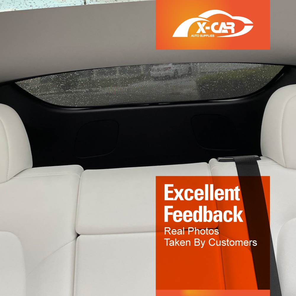Tesla Model Y 2022-2025 Rear Trunk Cargo Liftgate Window Windshield Sun Shade Car Accessories Mesh Blind