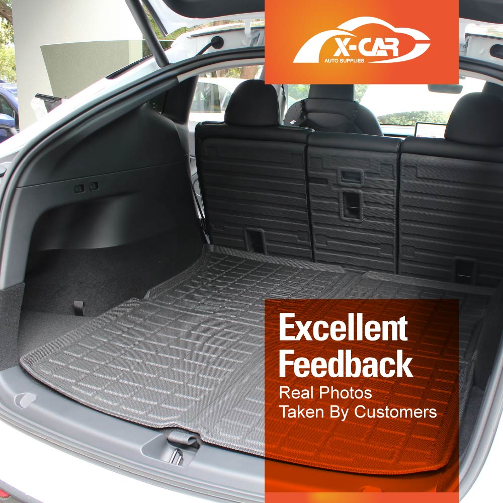Back Seat Protector for Tesla Model Y 2022-2025 Heavy Duty Car Seats Kick Mats Cover