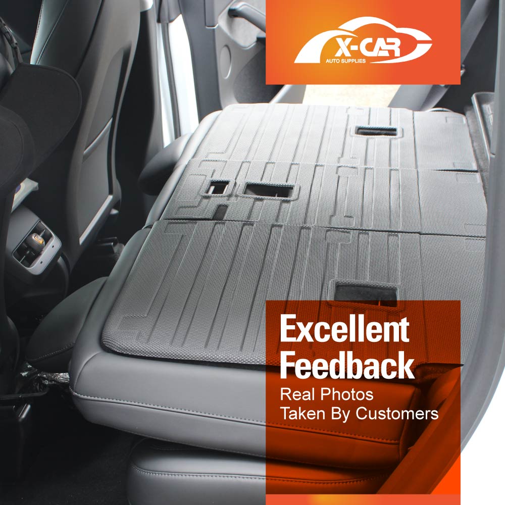 Back Seat Protector for Tesla Model Y 2022-2025 Heavy Duty Car Seats Kick Mats Cover