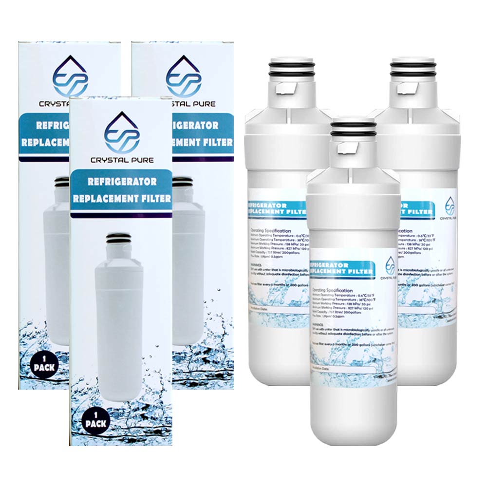 3x Replacement Water Filter Cartridge for LG LT1000P ADQ747935 ADQ74793501 GF-V708MBSL GF-V910MBSL MDJ64844601 GF-L570PL Refrigerator