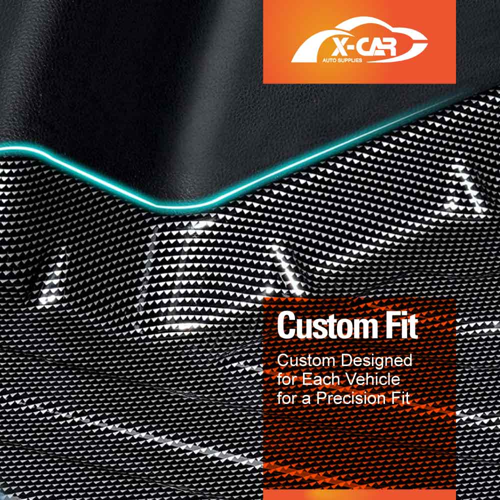 Tesla Model Y 2022-2025 Carbon Fiber Style Heavy Duty Front Cargo Trunk Cover Mat