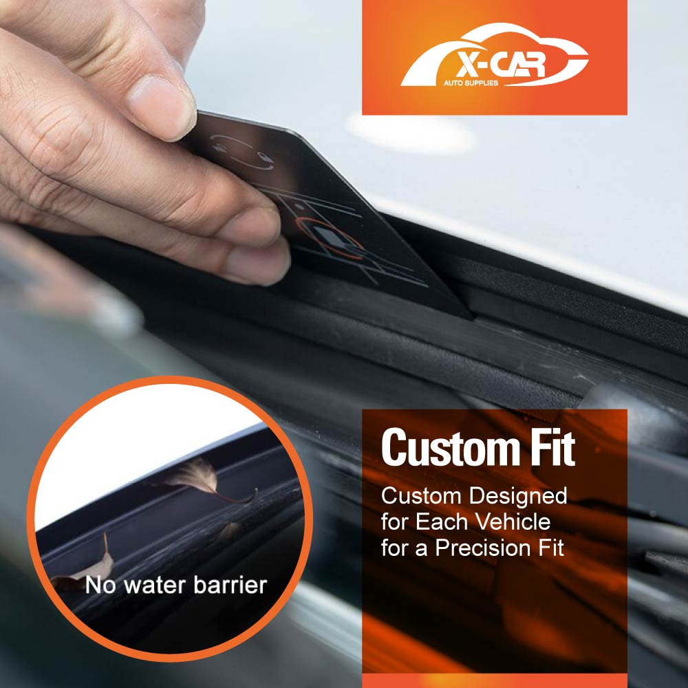 Tesla Model Y 2022-2025 Front Trunk Hood Rubber Seal Weatherstrip Water Retaining Strip Vent Protector Guard