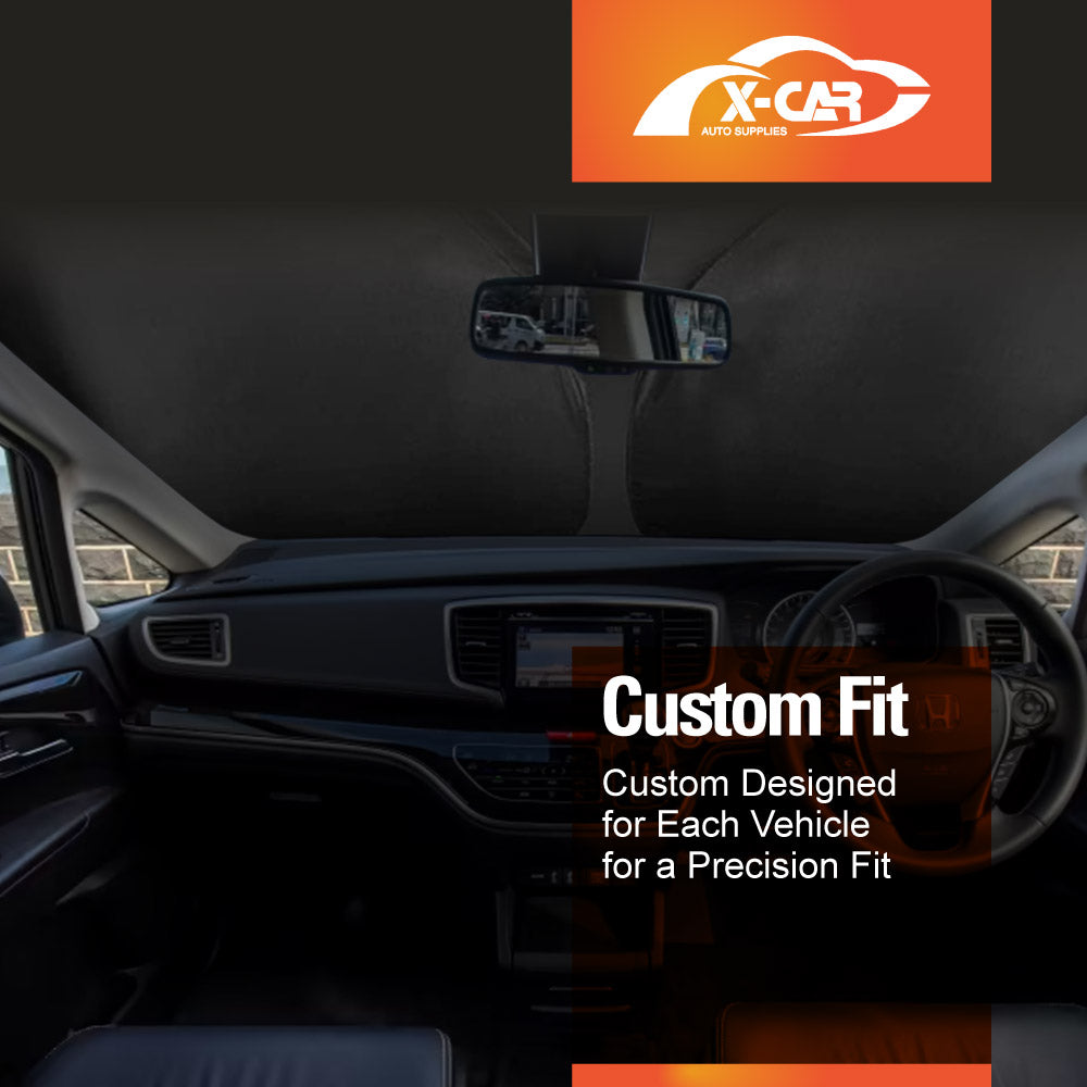 WindScreen Sun Shade for Honda Odyssey 2014-2024 Blocks UV Rays Foldable Custom Wind Screen Sun Visor Protector
